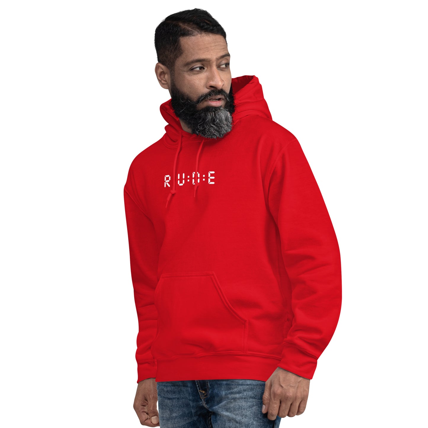 271gms blend Hoodie with drawcord (with PRINTED white logo detail to front and back) 50% COTTON 50% polyester. Available in 4 colours.