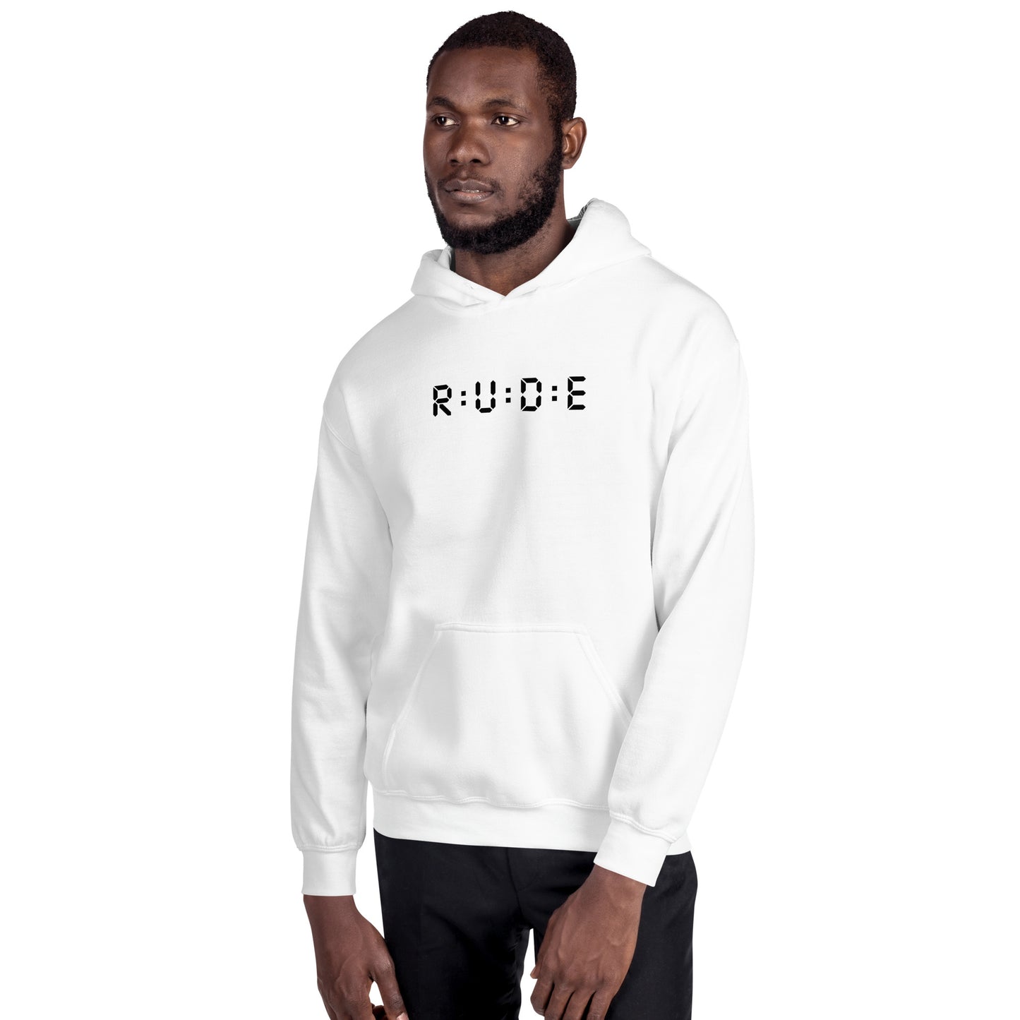 271gms blend Hoodie with drawcord (with PRINTED white logo detail to front and back) 50% COTTON 50% polyester. Available in 4 colours.