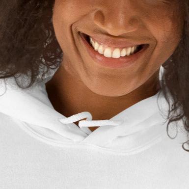 271gms blend Hoodie with drawcord (with PRINTED white logo detail to front and back) 50% COTTON 50% polyester. Available in 4 colours.