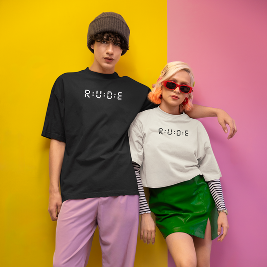 Oversized faded T-shirt in 4 colours with printed logo to front and back. 100% carded cotton. 240 gsm