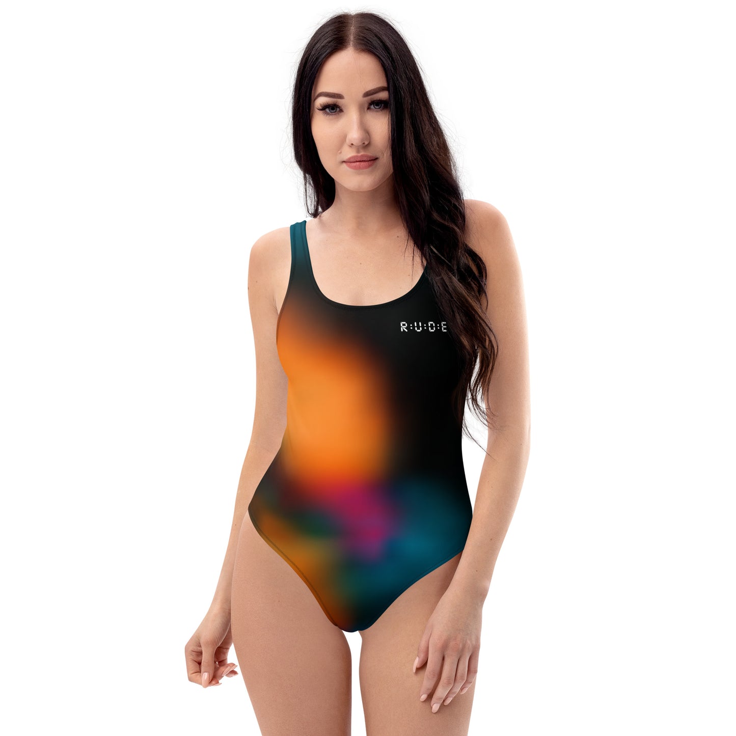 Active One-Piece Swimsuit (Solar print)