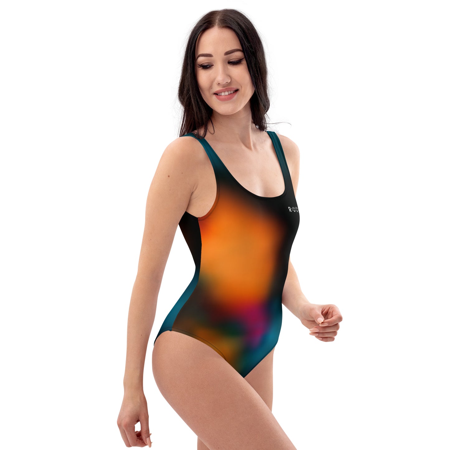 Active One-Piece Swimsuit (Solar print)