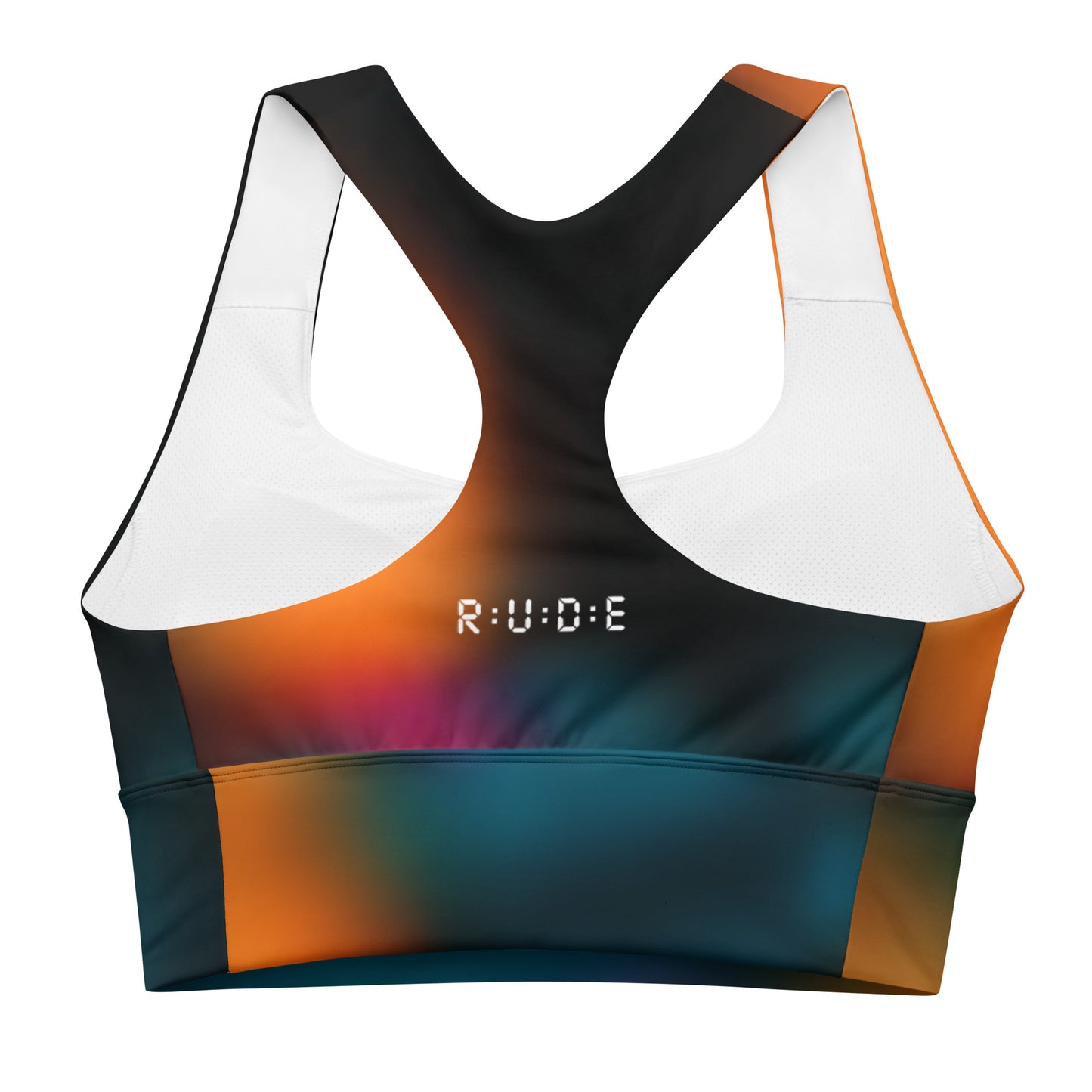 Active Longline sports bra (Solar print) goes perfectly with our Active Leggings with pockets -'Recycled'
