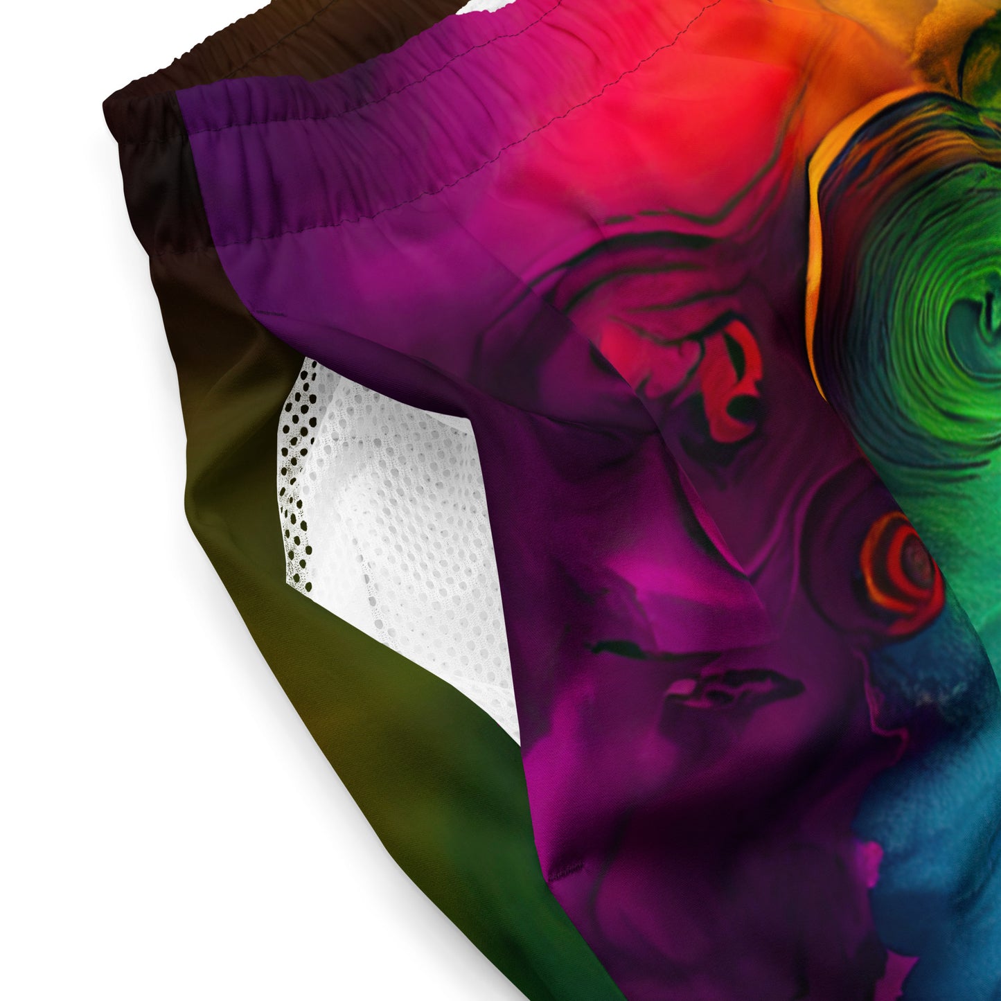 Men's Tropical Print Recycled Swim Trunks - look out for Tropical Print Crew Neck T-Shirt.