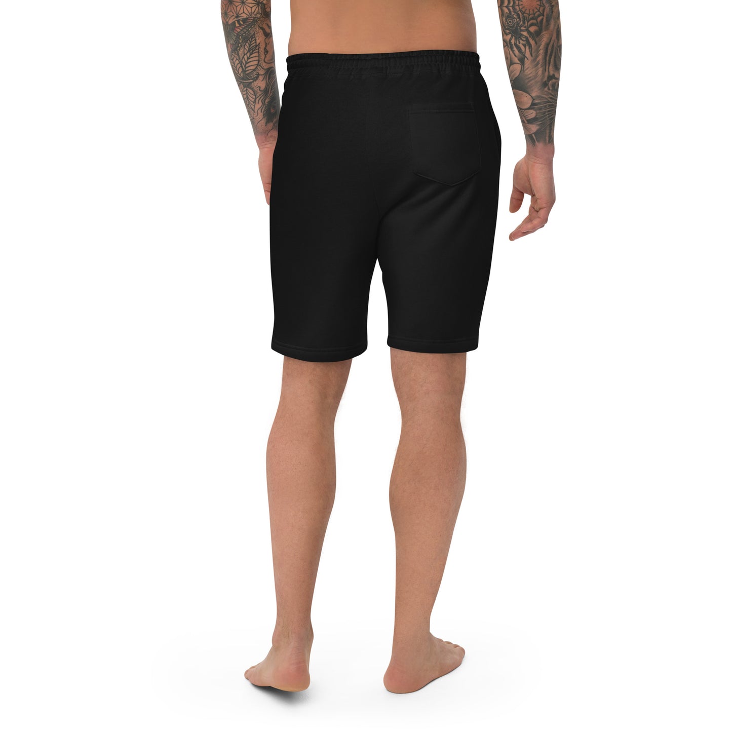 Men's fleece shorts in Black – premium streetwear shorts | Rude Attire