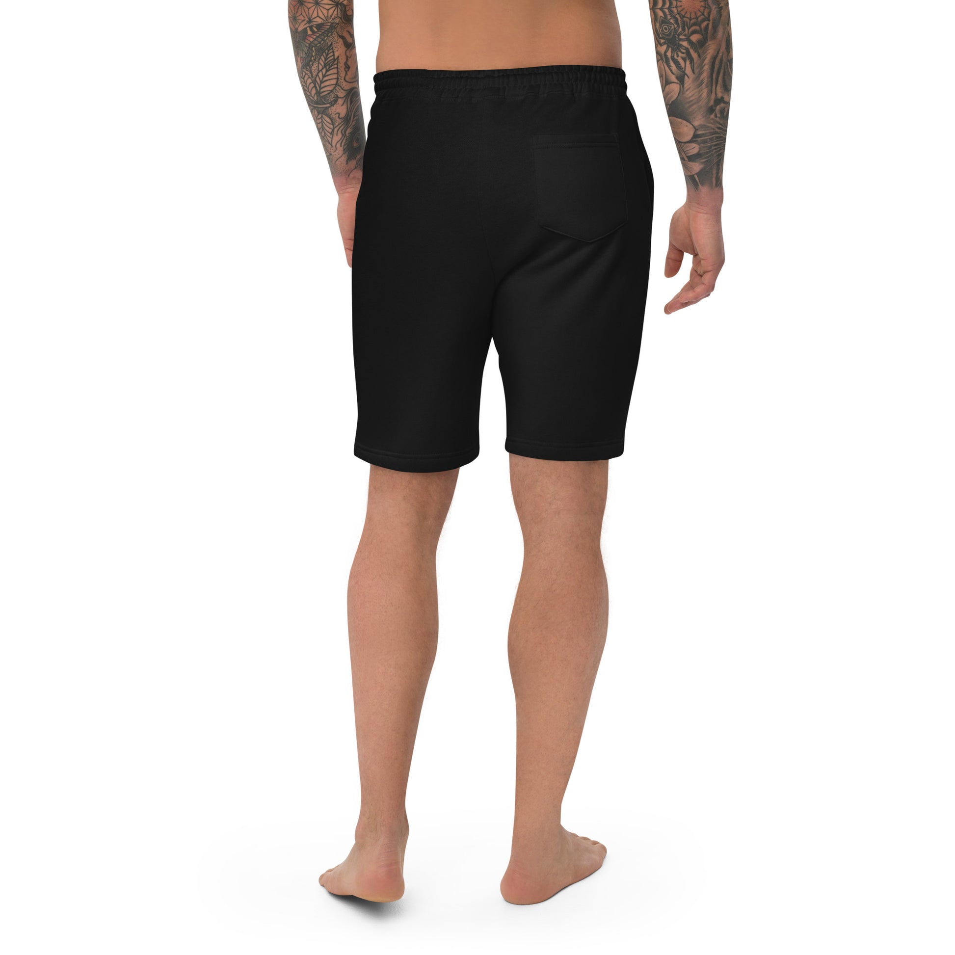 Men's fleece shorts in Black – premium streetwear shorts | Rude Attire