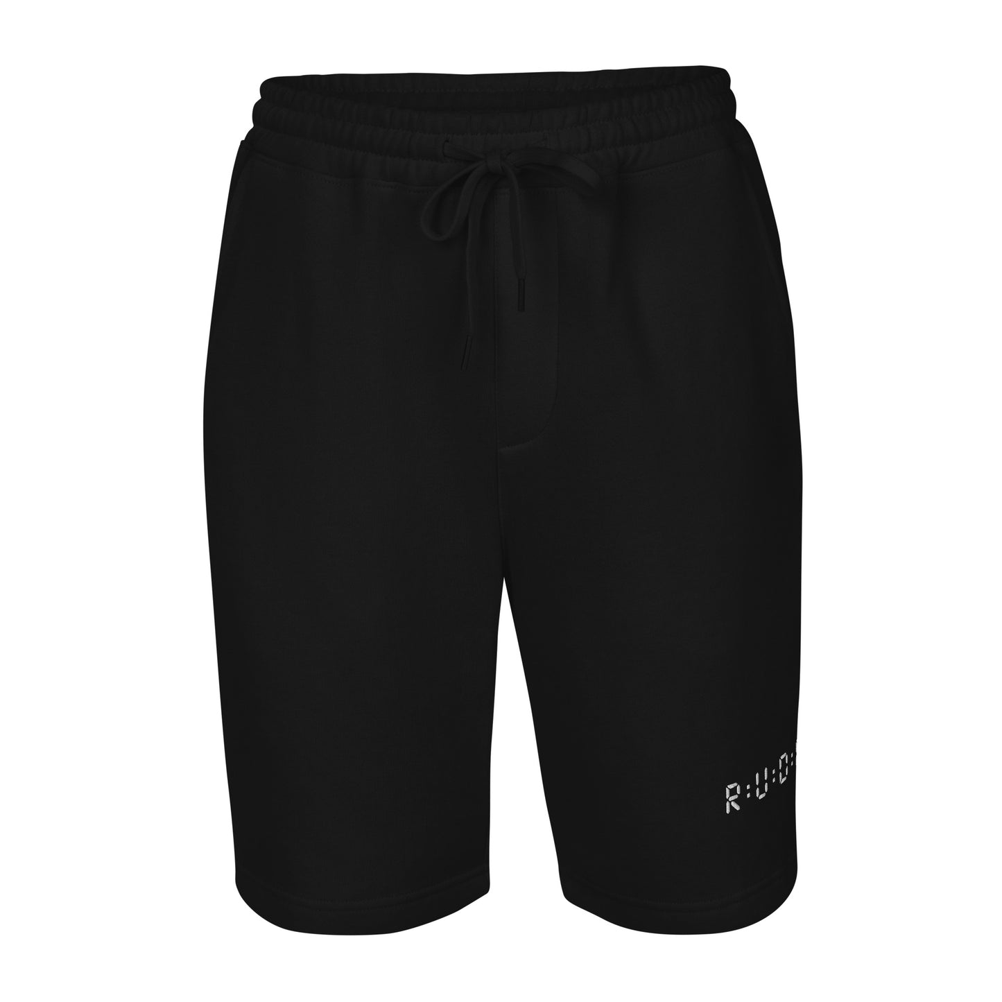 Men's fleece shorts in Black – premium streetwear shorts | Rude Attire