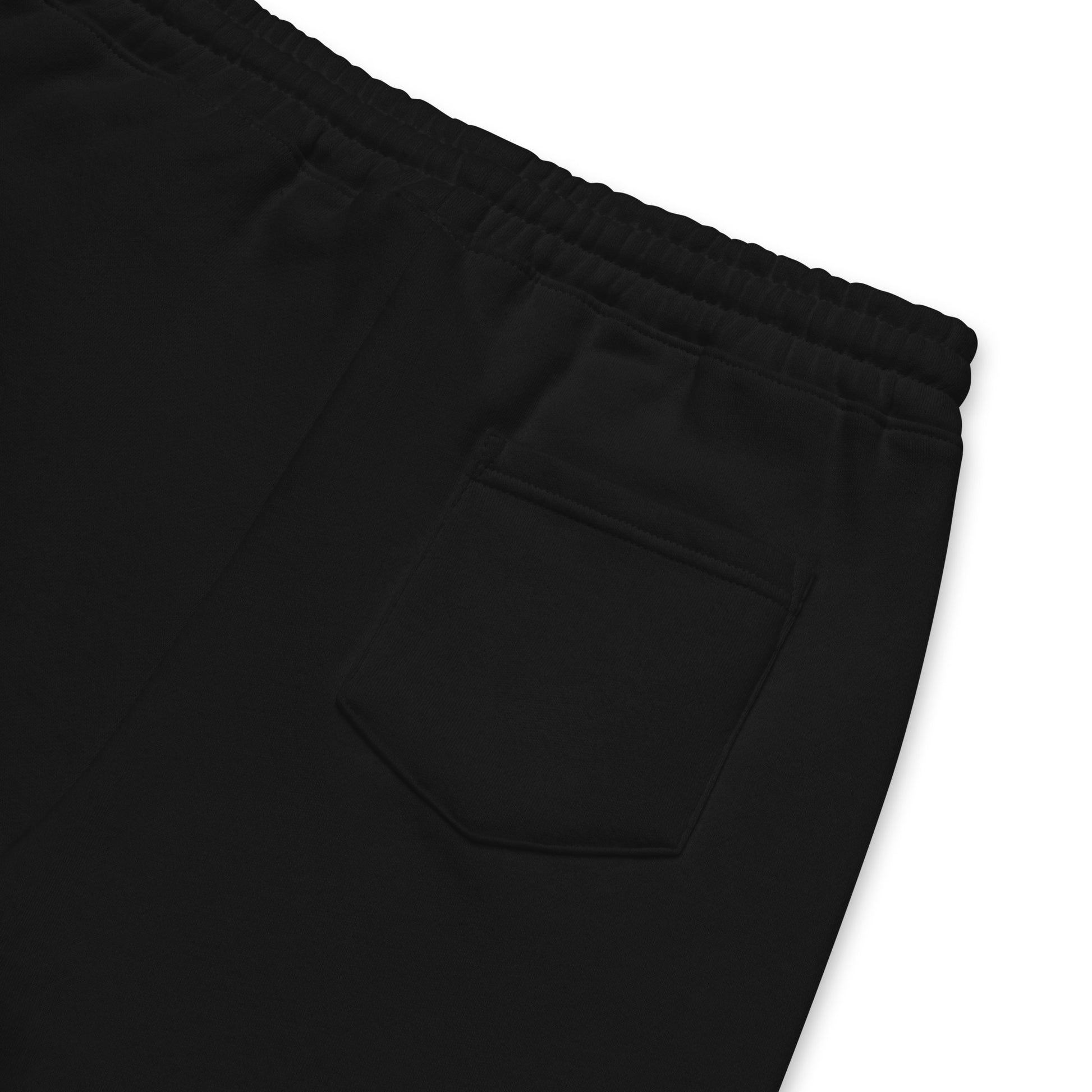 Men's fleece shorts in Black – premium streetwear shorts | Rude Attire