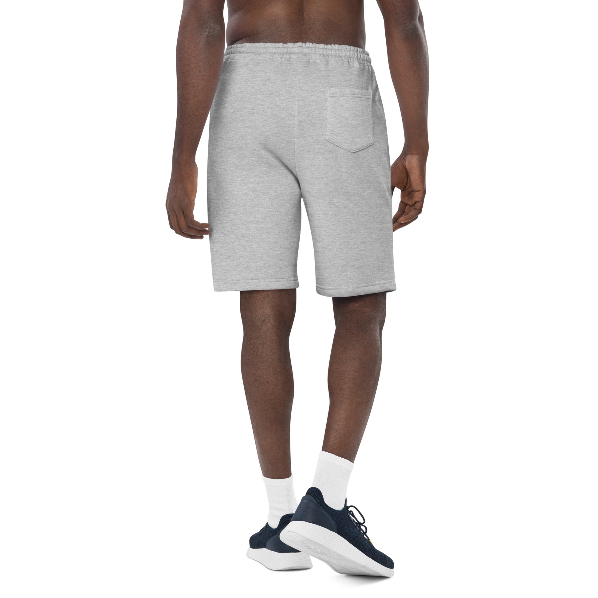 Men's fleece shorts in grey – premium streetwear shorts | Rude Attire