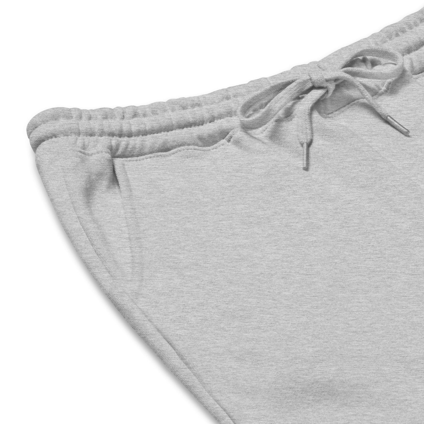 Men's fleece shorts in grey – premium streetwear shorts | Rude Attire