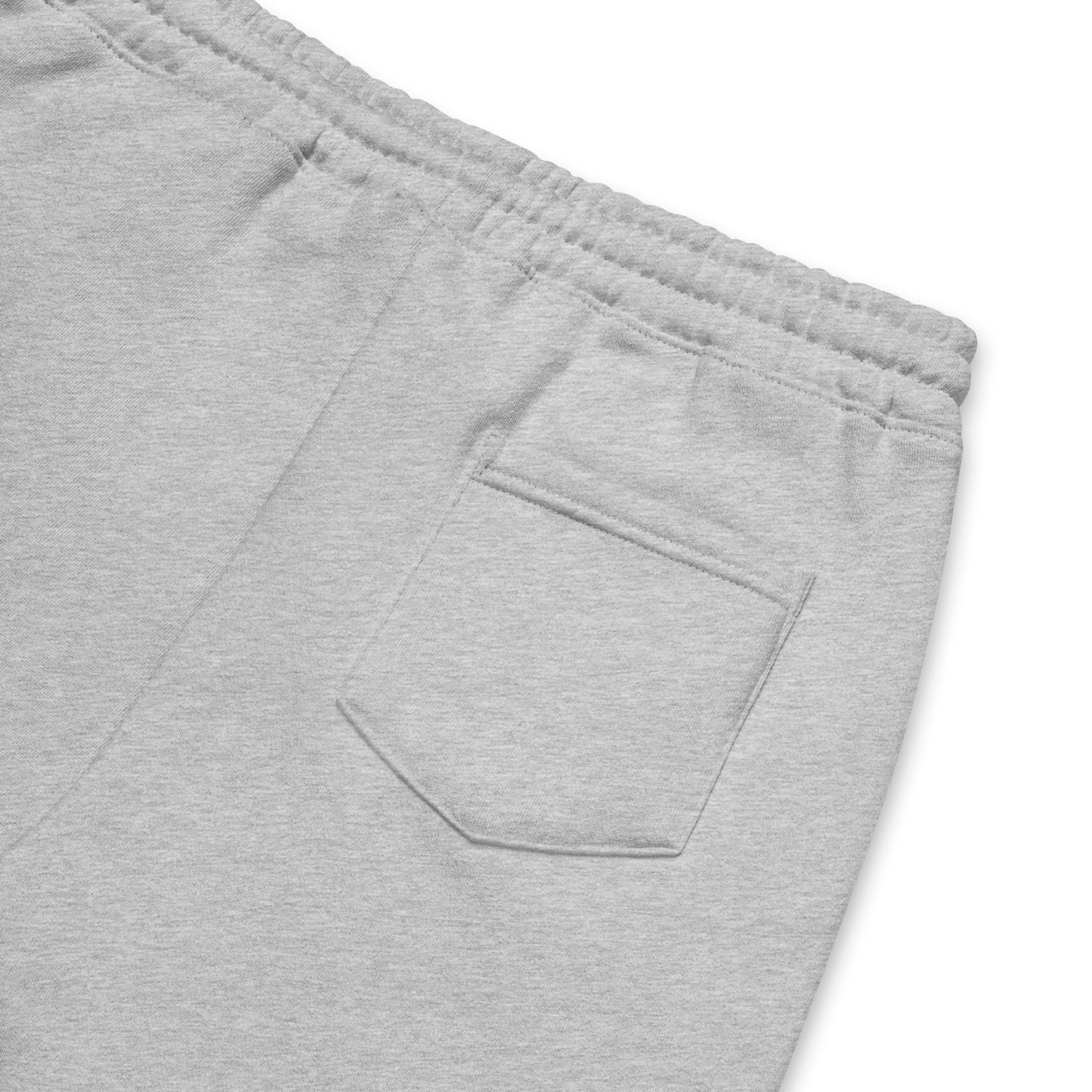 Men's fleece shorts in grey – premium streetwear shorts | Rude Attire