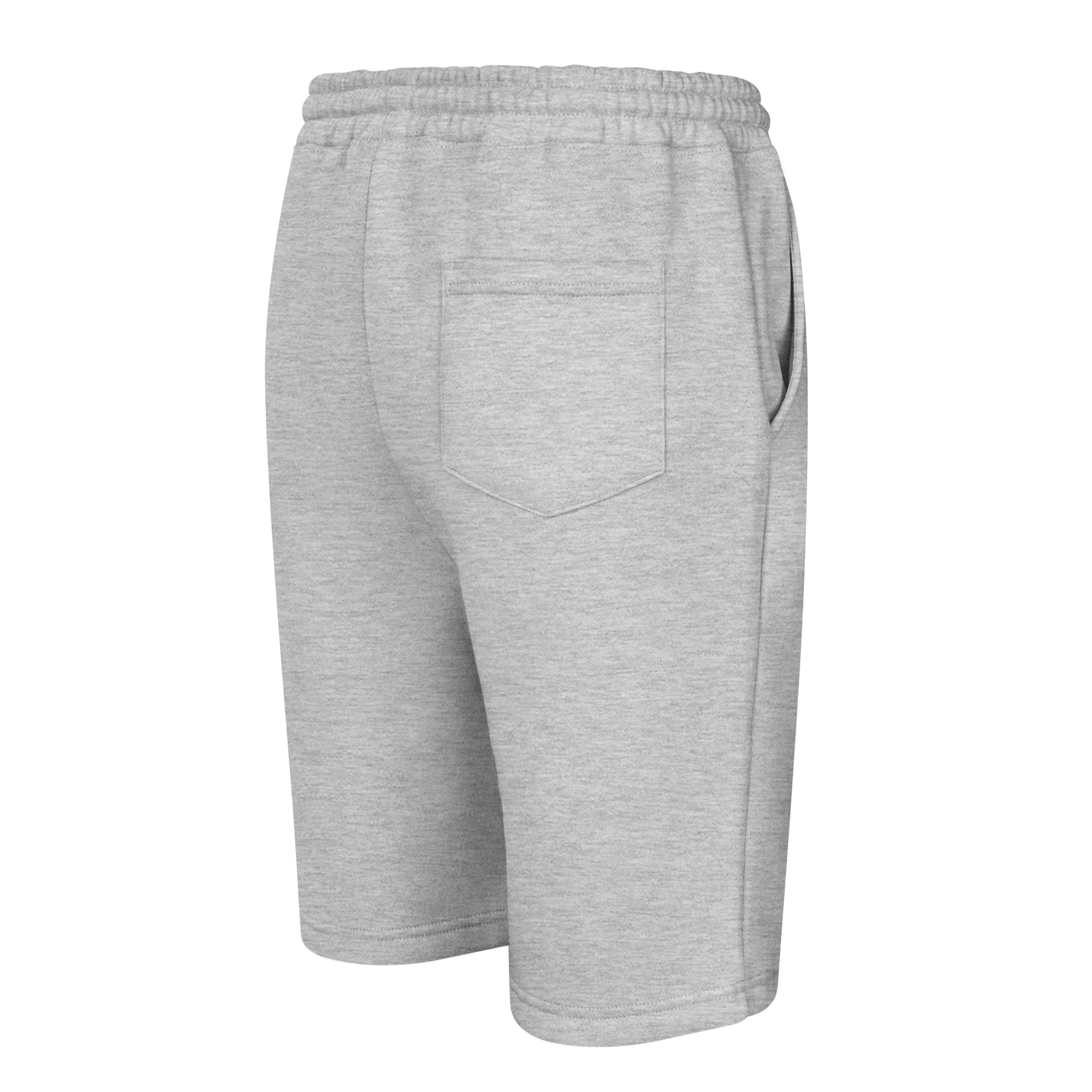 Men's fleece shorts in grey – premium streetwear shorts | Rude Attire