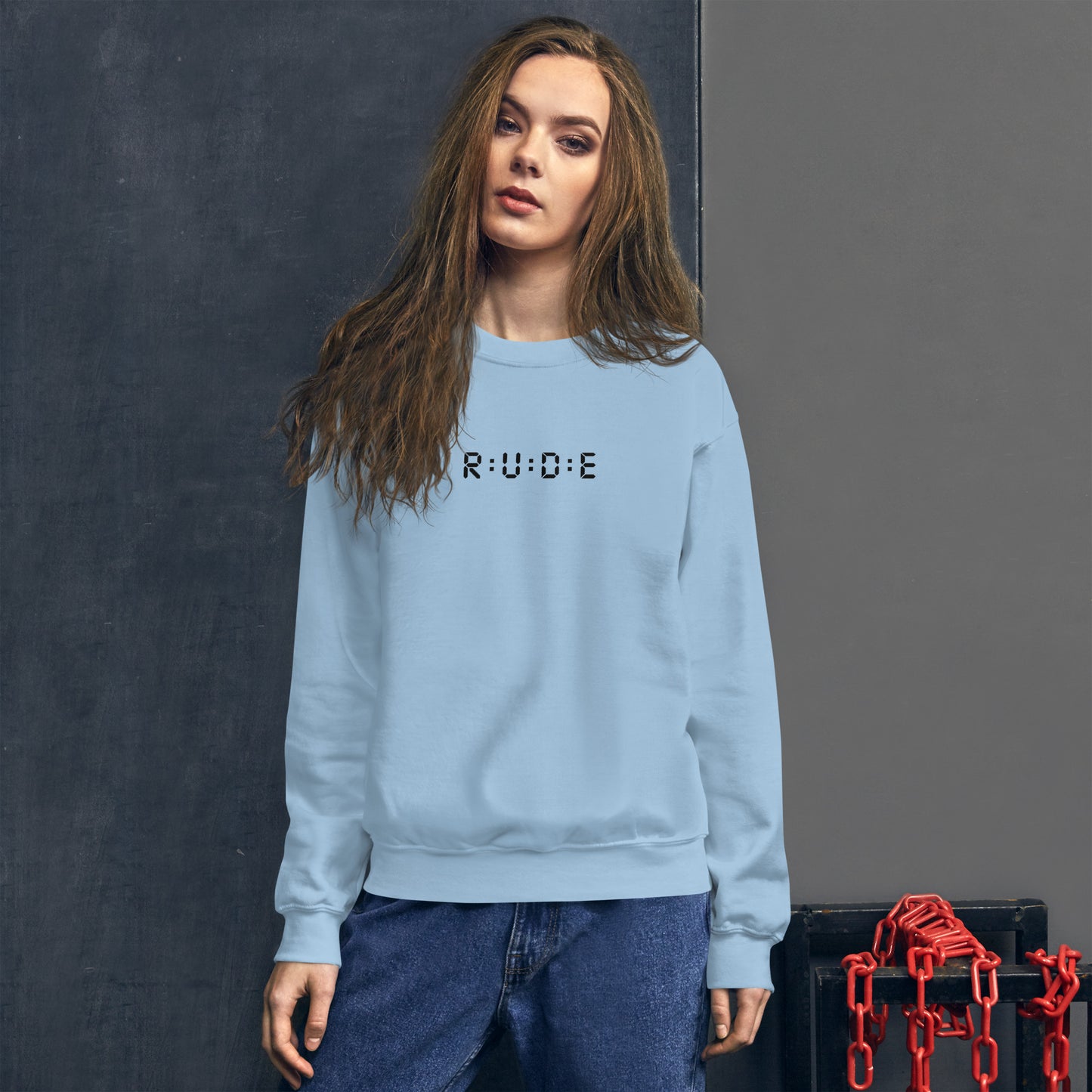 Unisex Sweatshirt 50% cotton, 50% polyester 290gsm IN 9 COLOURS. PRINTED logo to front and back.