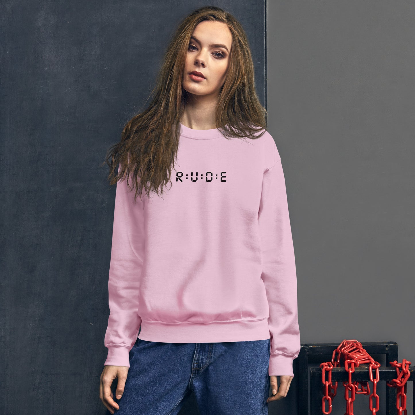 Unisex Sweatshirt 50% cotton, 50% polyester 290gsm IN 9 COLOURS. PRINTED logo to front and back.