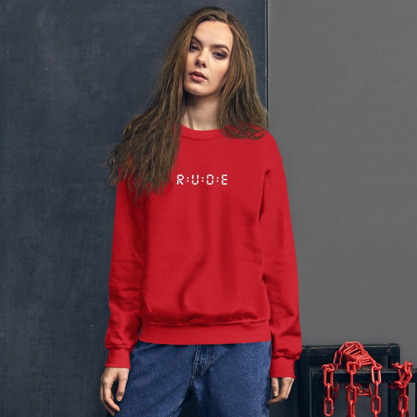 Unisex Sweatshirt 50% cotton, 50% polyester 290gsm IN 9 COLOURS. PRINTED logo to front and back.