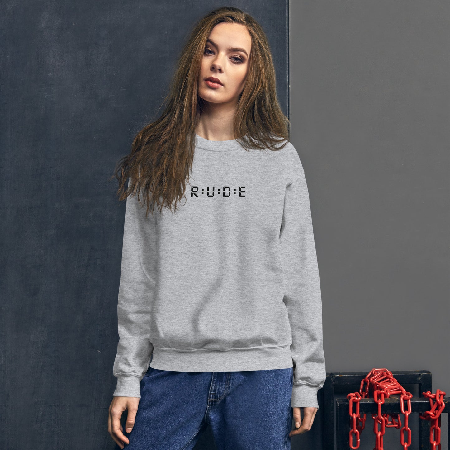 Unisex Sweatshirt 50% cotton, 50% polyester 290gsm IN 9 COLOURS. PRINTED logo to front and back.