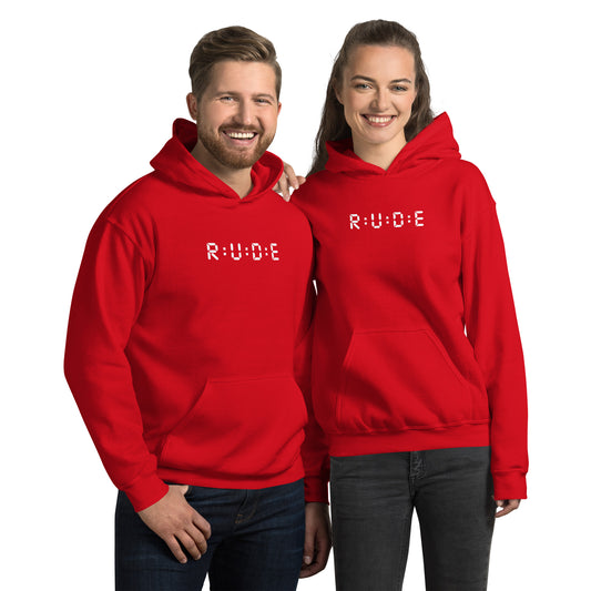 Unisex Classic Hoodie Red – 50/50 Cotton‑Poly Blend, 271gsm, Printed Front & Back Logo