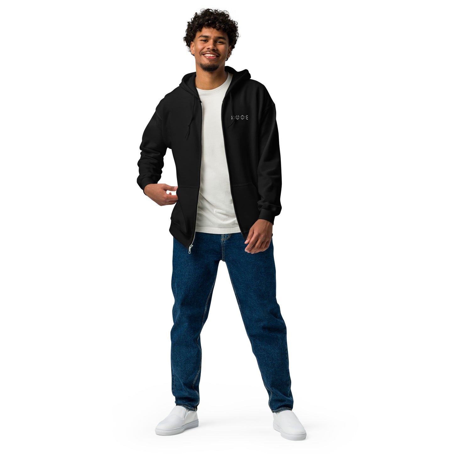 Unisex 271gms blend zip hoodie, (with EMBROIDERED logo detail to front) 50% cotton, 50% polyester, available in 4 colours.