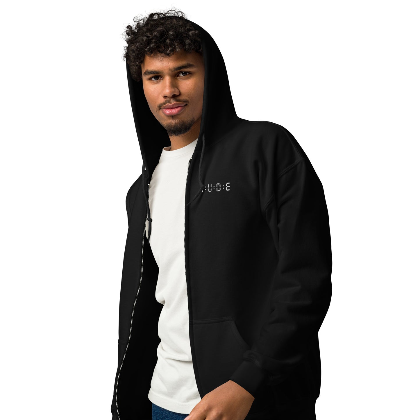 Unisex 271gms blend zip hoodie, (with EMBROIDERED logo detail to front) 50% cotton, 50% polyester, available in 4 colours.