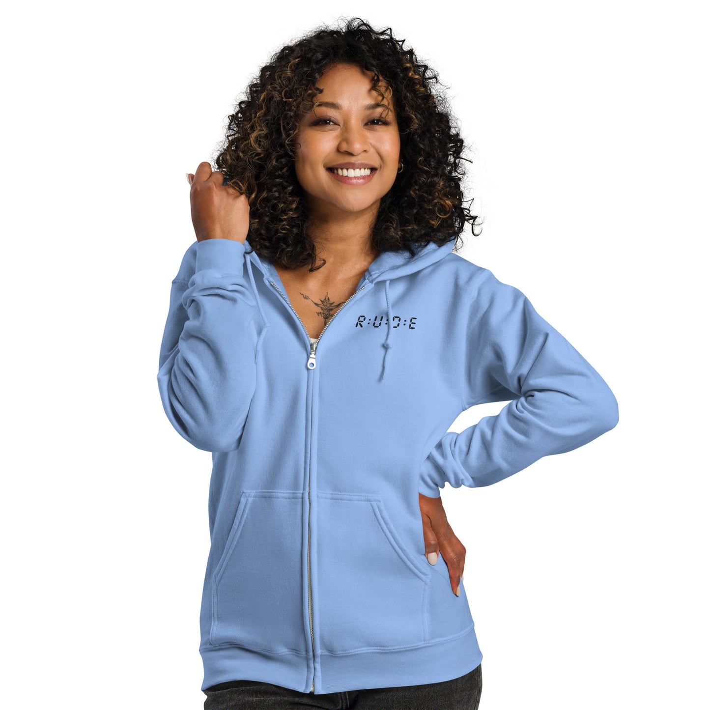 Unisex 271gms blend zip hoodie, (with EMBROIDERED logo detail to front) 50% cotton, 50% polyester, available in 4 colours.