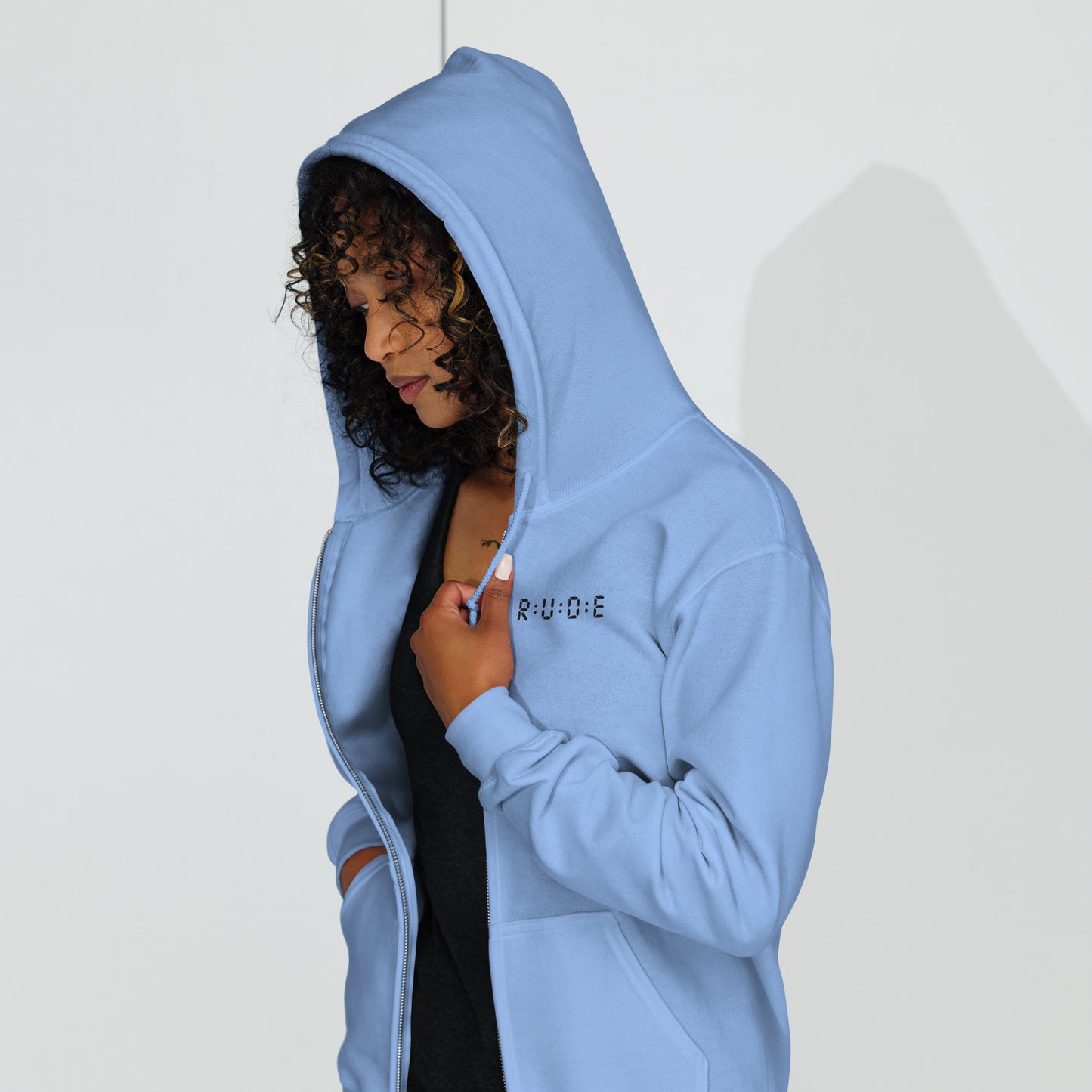 Unisex 271gms blend zip hoodie, (with EMBROIDERED logo detail to front) 50% cotton, 50% polyester, available in 4 colours.