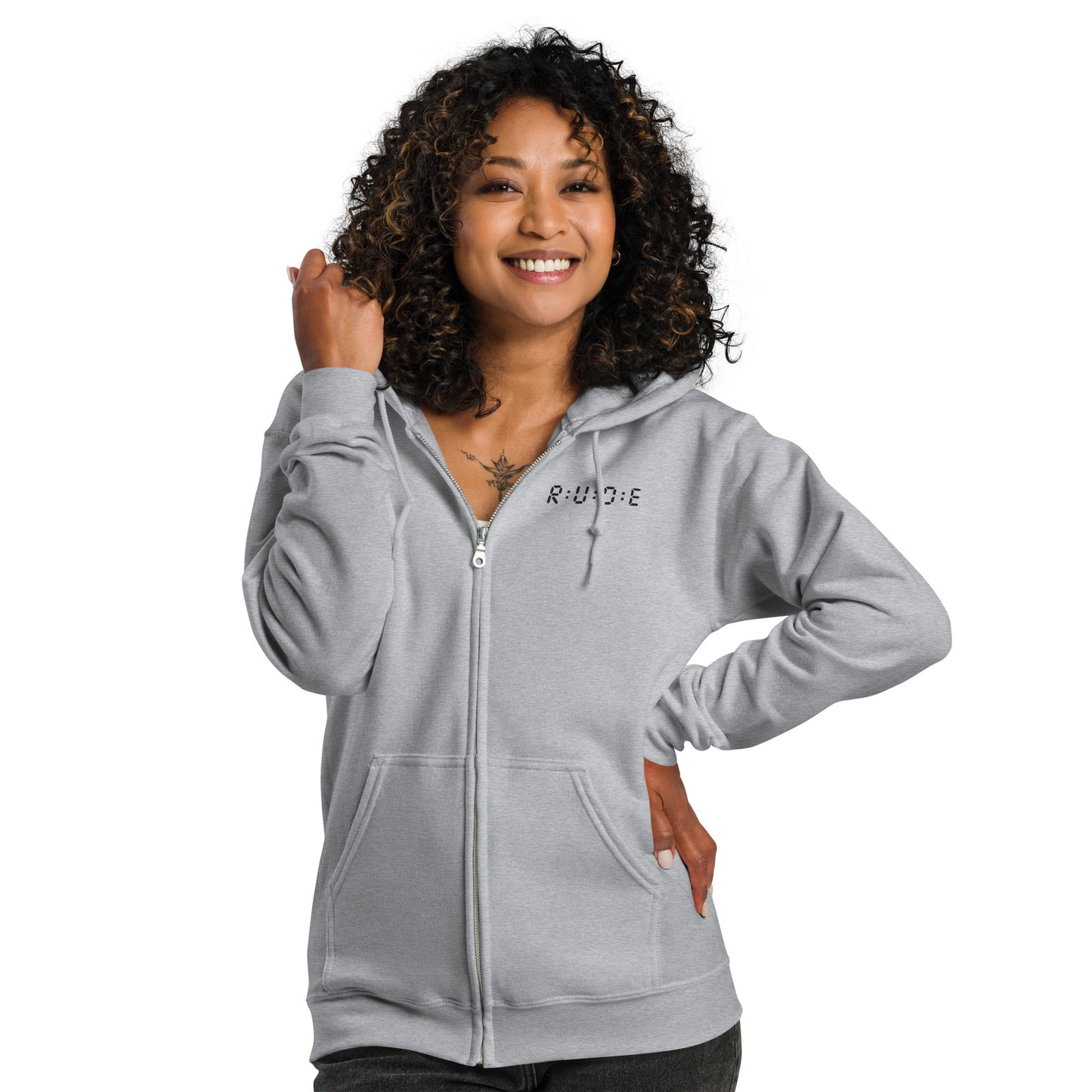 Unisex 271gms blend zip hoodie, (with EMBROIDERED logo detail to front) 50% cotton, 50% polyester, available in 4 colours.