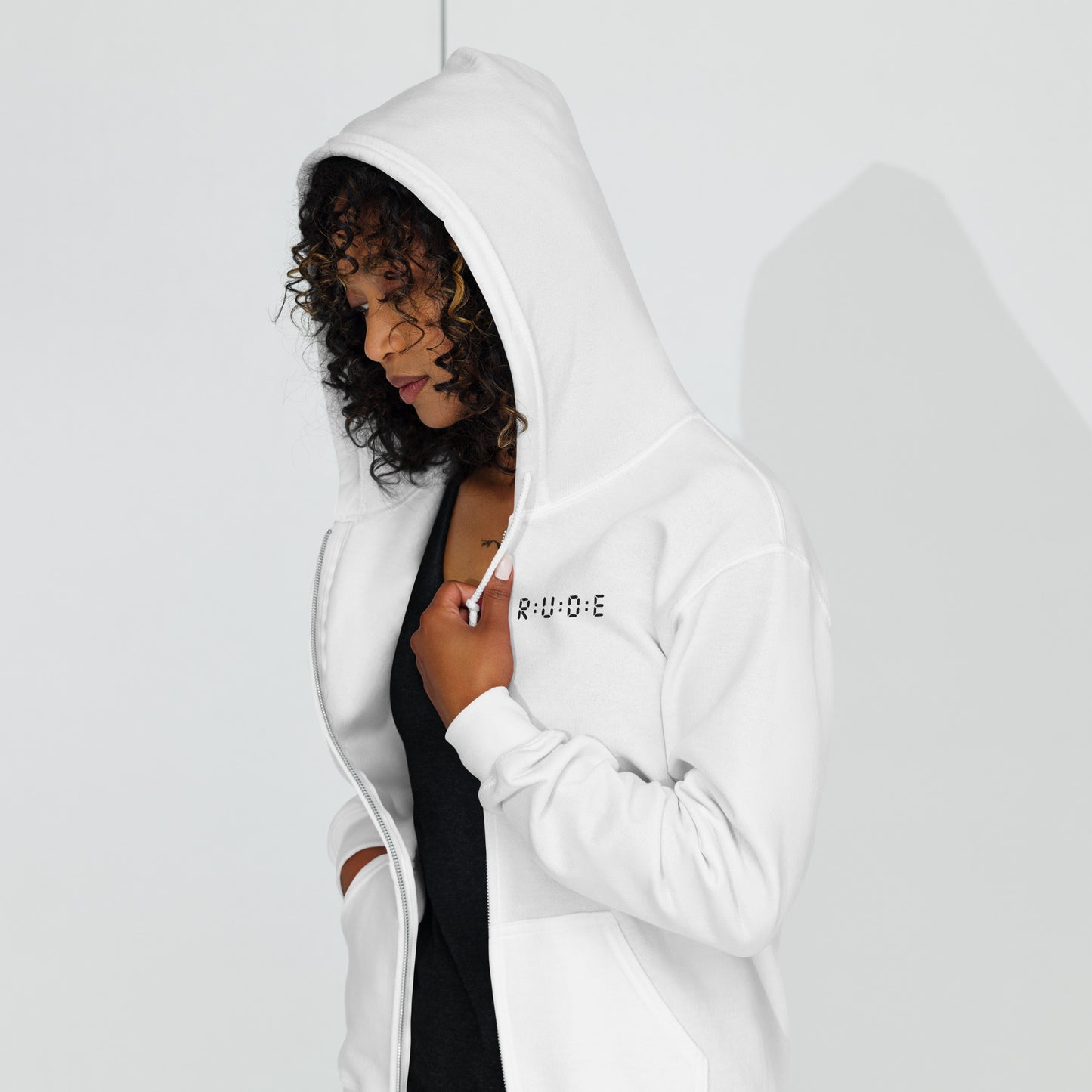Unisex 271gms blend zip hoodie, (with EMBROIDERED logo detail to front) 50% cotton, 50% polyester, available in 4 colours.