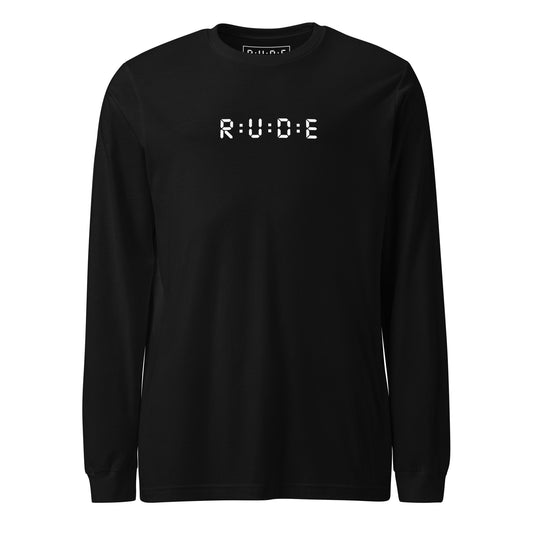 Long Sleeve Tee - 100% ring-spun cotton. in 4 colours with WHITE PRINTED LOGO to FRONT and BACK.
