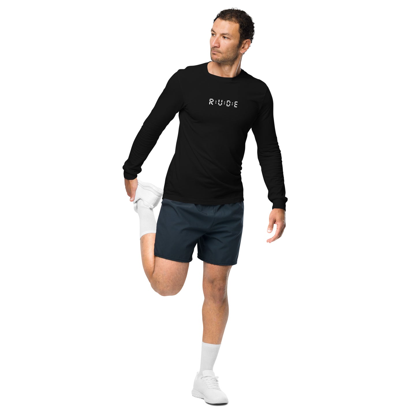 Long Sleeve Tee - 100% ring-spun cotton. in 4 colours with WHITE PRINTED LOGO to FRONT and BACK.