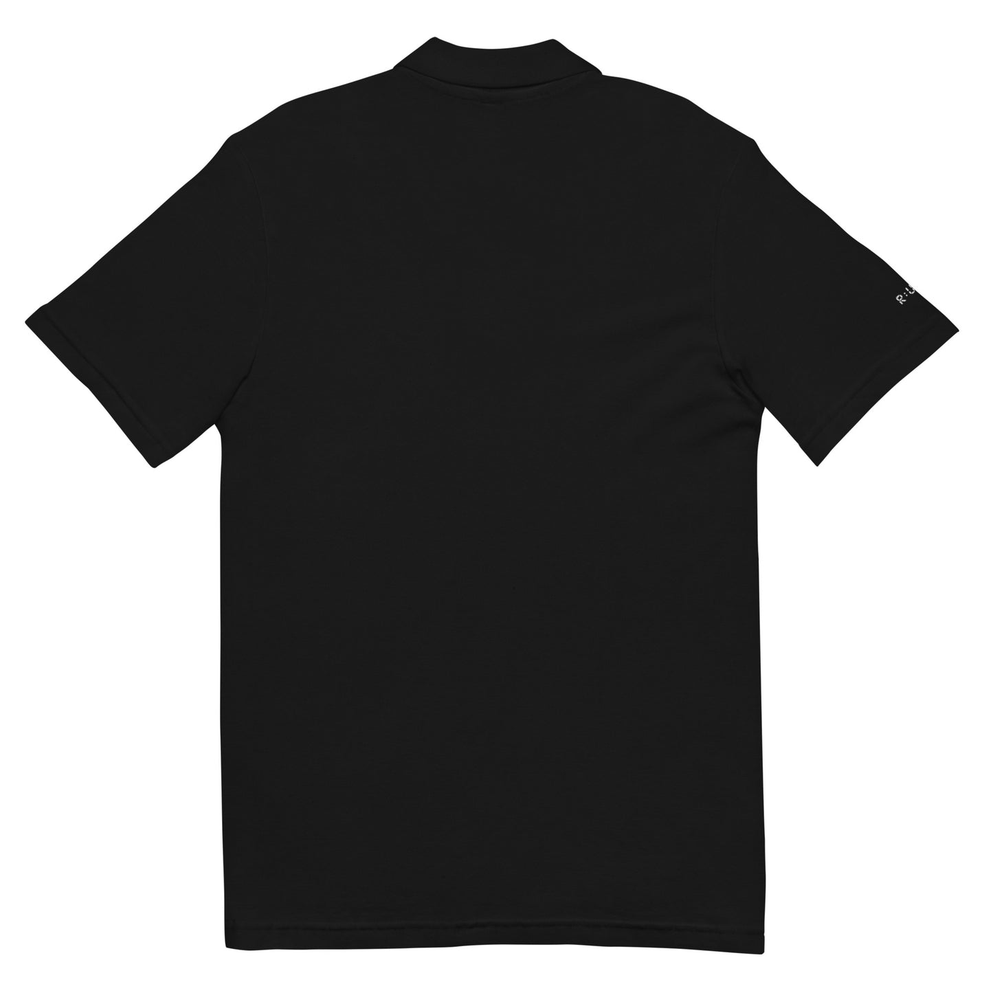 Unisex pique polo shirt in black – premium streetwear polo | Rude Attire